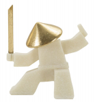 Dekoratiivne kuju SAMURAI ODA, valge/kuldne