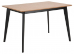 S&ouml;&ouml;gilaud ROXBY ristk&uuml;likukujuline 120x80x76 cm, tamm/must