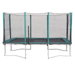 Batuut JUMPER turvav&otilde;rguga 426x274 cm, roheline