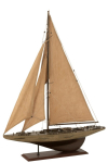 Dekoratsioon SAILBOAT suur, pruun