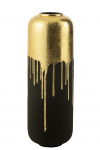 Vaas DUO metall, must/kuldne