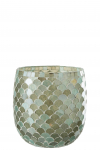 K&uuml;&uuml;nlajalg HURRICANE MOSAIC GLASS suur, sinine