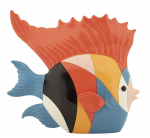 Dekoratiivne kuju FISH RUBIC 28x8x25cm, mitmev&auml;rviline
