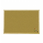 Korktahvel BI-OFFICE BUDGET 80x60 cm, puitraam