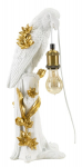 Laualamp PARROT 20x20x50,5 cm, kuldne/valge