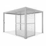Pergola reguleeritav lamellpaneel GUTROOF PREMIUM 4m, valge