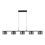 Laelamp CHOLET 5 LED, must/l&auml;bipaistev