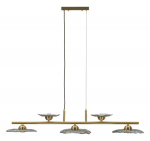 Laelamp EMILY 5-valguseline, hall klaas