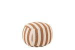 Tumba STRIPED, kaamel/valge