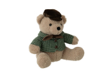 Uksetopp BEAR ruuduline, beež/roheline