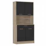 K&ouml;&ouml;gikapp DOLCE 4u1s, kronbergi tamm/must