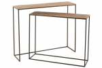 Konsoollaud ROLICE 2tk, pruun
