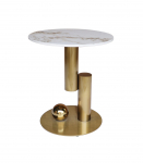 Abilaud MODIG &uuml;mmargune 45x45cm, valge/kuldne