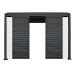 Lamellseina vahepaneel MIRADOR-111, valge