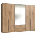 Riidekapp New York A 6u2s+peegel tammeplank