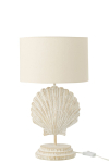 Lauavalgusti SEASHELL, valge/naturaalne