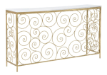 Konsoollaud SPIRAL 140x36x82cm, kuldne