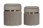 Tumba ZORA 300 2tk, taupe/kuldne