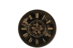 Seinakell LUXOR metallist, must/kuldne