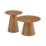 Diivanilaud TANGO 2tk &oslash;45/60cm, tamm