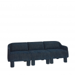 Diivan ELEGANCE 3-kohaline, tumesinine
