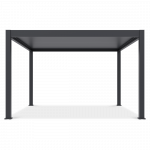 Pergola GUTROOF DELUXE PRO elektriline LED 4x4m, antratsiit