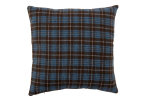 Dekoratiivpadi CHECKERED 45x45 cm, sinine/tumepruun