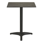 Baarilaud BISTRO 60x60x73 cm, hall/must