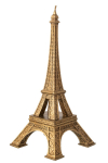 Dekoratiivkaunistus EIFFEL TOWER suur, kuldne