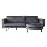 Nurgadiivan BELLA parem nurk, must