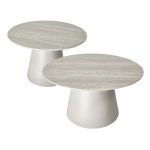 Diivanilaud TANGO 2tk &oslash;60/80, hall