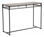 Konsoollaud ESSENTIAL 110x40x80, must/pruun