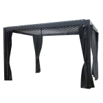 Pergola MIRADOR-111 3x4m kardinatega, tumehall
