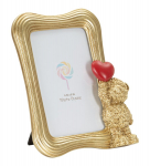 Pildiraam GLAM TEDDY BEAR 16,4 x 3,5cm, kuldne
