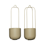 Rippuv lillepott LOTUS 2tk komplekt, khaki