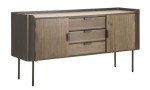 Kapp TORONTO 145x47x76cm, hall/pruun