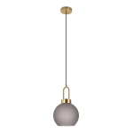 Rippvalgusti LUTON 20 cm, hall/kuldne