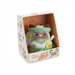 NICI pehme m&auml;nguasi siiami kass Siamy tennisepalliga ja tennise kost&uuml;&uuml;mis 8 cm