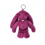 Keychain bunny plum 18 cm