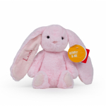 Bunny & Me tikkimisteenusega pehme m&auml;nguasi Roosa j&auml;nes, 22 cm
