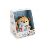 NICI pehme m&auml;nguasi leopard Ichiro pesapalli ja pesapalli kost&uuml;&uuml;mis 8 cm