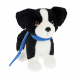 KEEL TOYS Keeleco pehme kutsikas Puppy Love rihmaga borderkolli 23 cm