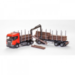 EMEK Scania CR metsaveok ja haagis kraanaga, skaala 1:25, 77 cm