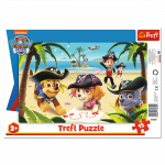 TREFL PAW PATROL Pusle raamis, 15 osa