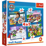 TREFL PAW PATROL Puslede komplekt 4 in 1 K&auml;papatrull