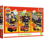 TREFL FIREMAN SAM puslede komplekt Tulet&otilde;rjuja Sam, 3x50 osa