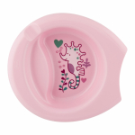 CHICCO taldrik Minu esimene 6M+ roosa