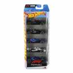 HOT WHEELS F1 mudelautode 5-pakk