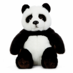 LIVING NATURE Pehme m&auml;nguasi istuv panda, 23 cm