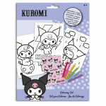 HELLO KITTY Kuromi v&auml;rvimise komplekt kleebistega